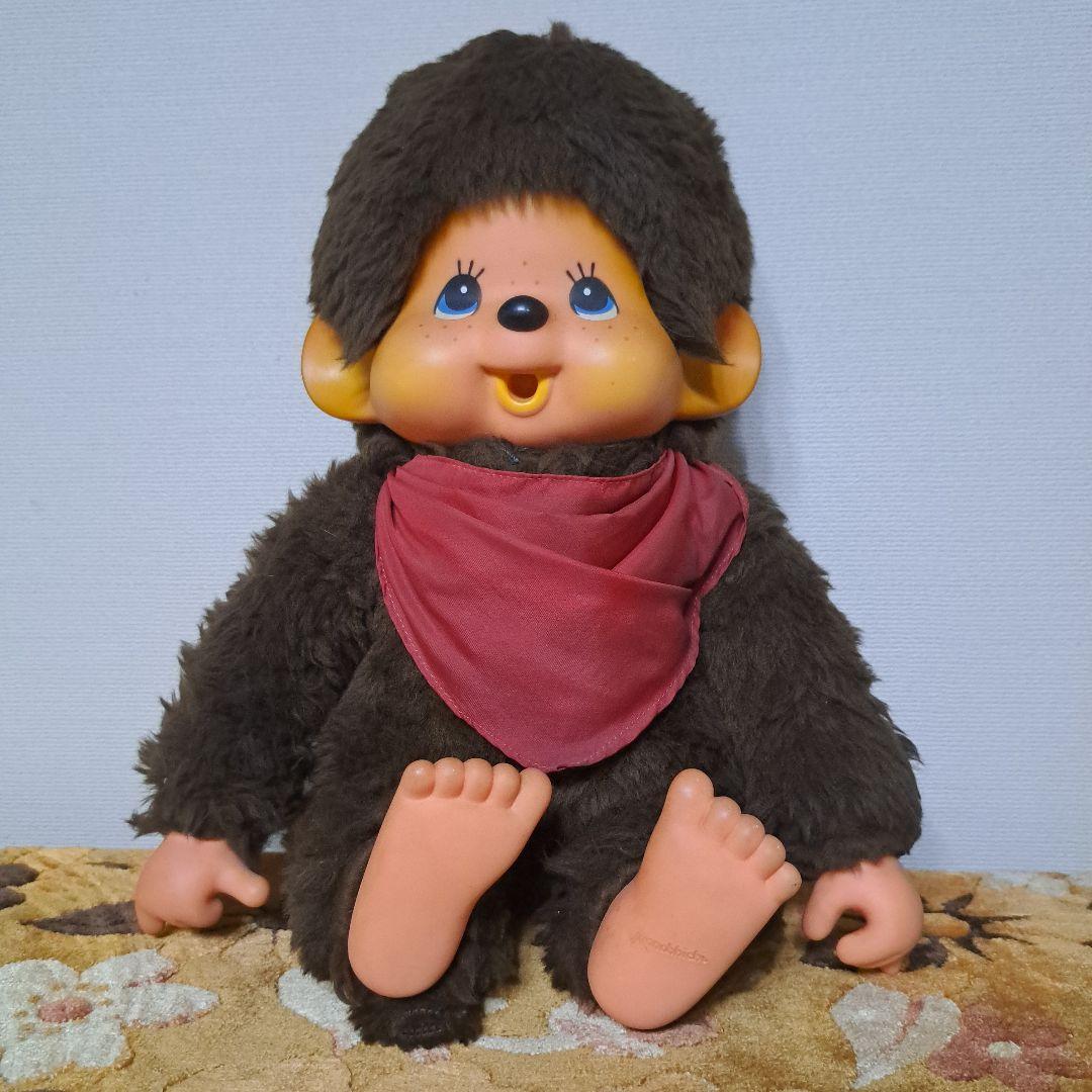 モンチッチ ぬいぐるみ 昭和 レトロ 刻印 ブルーアイ - メルカリ