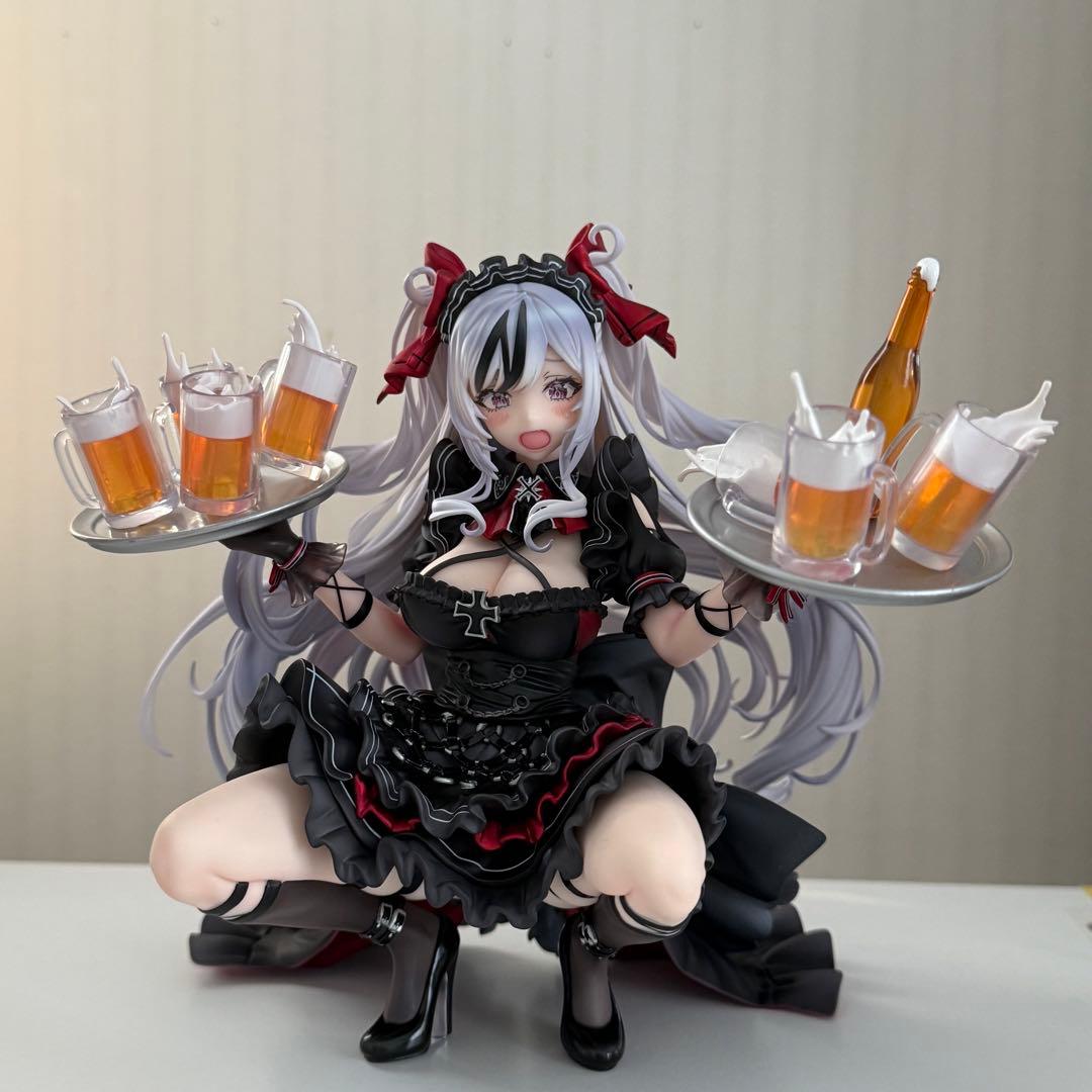 開封済み アズールレーン エルベ 見せ場訪れず？ 限定版 スケールフィギュア アズールレーン エルベ 見せ場訪れず？ 1/7 完成品フィギュア