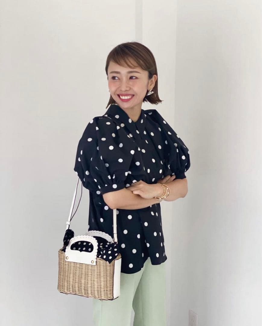 ドノバン アキロンコラボ バック ホワイト✖️ドットドノバンアキロン