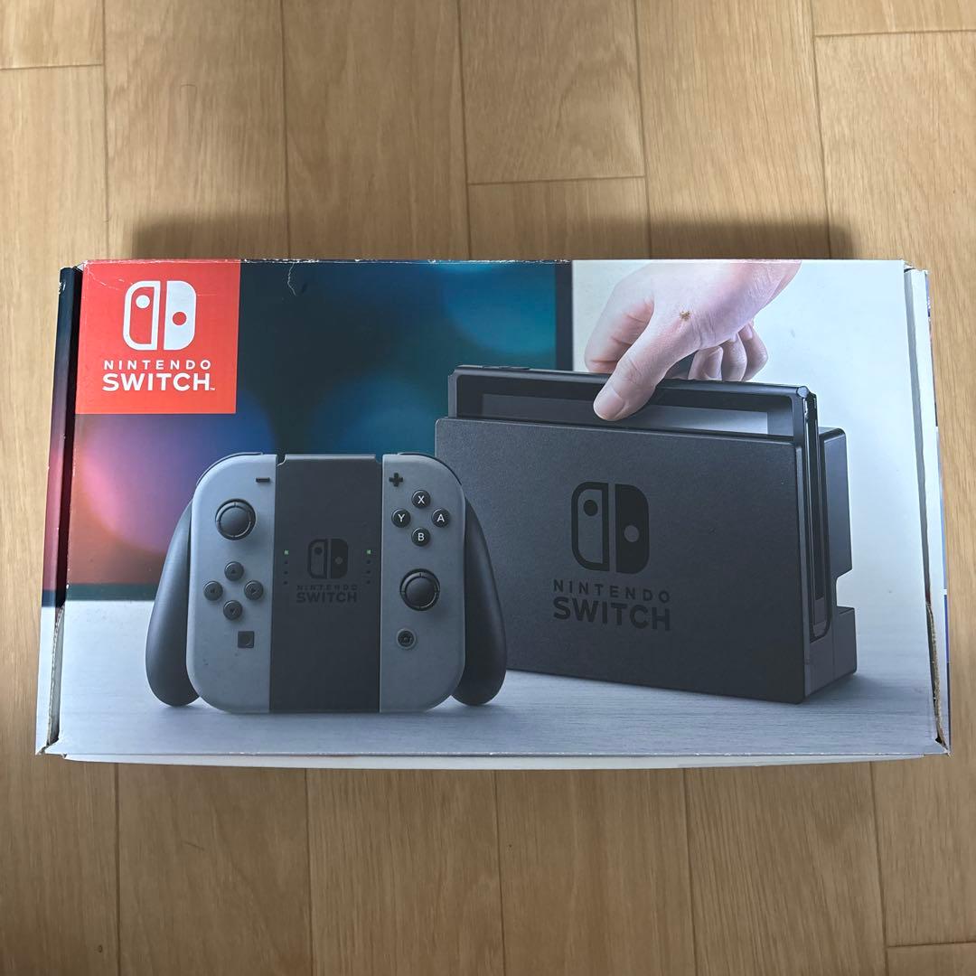美品】Nintendo Switch 本体 グレー ジョイコン付き - メルカリ