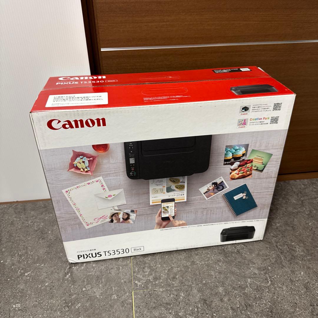 新品未開封品⭐︎ Canon PIXUS TS3530 ブラック PIXUS 【本日限定特価3台限り！新品未開封品・セットアップインク付属