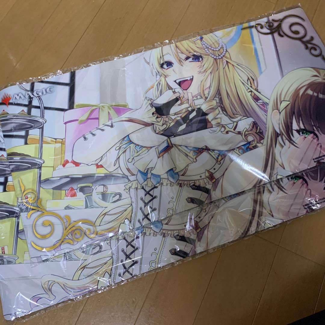マジック大戦祭 息詰まる徴税 プレイマット 箔押し 通常 未開封 各1枚 MTG 箔押し 上位賞 花を手入れする者 マジック大戦祭 プレイマット 未