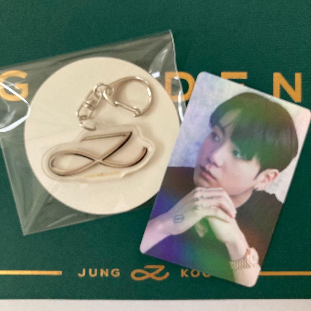 BTS JungKook グク無限アクリルキーリング GOLDEN - メルカリ