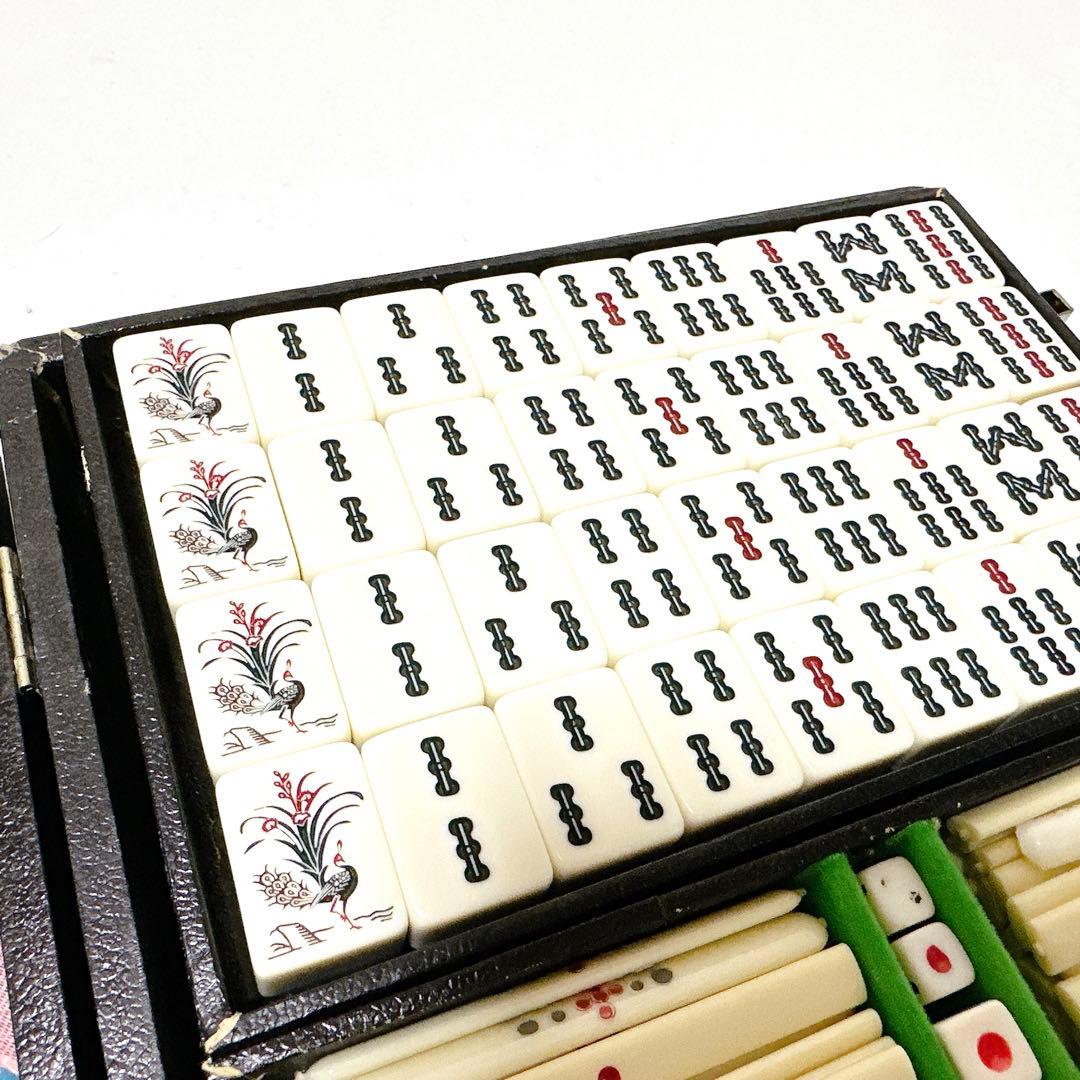 希少 雀鬼 黒虎 昭和レトロ 麻雀牌 背黒 虎牌 - メルカリ