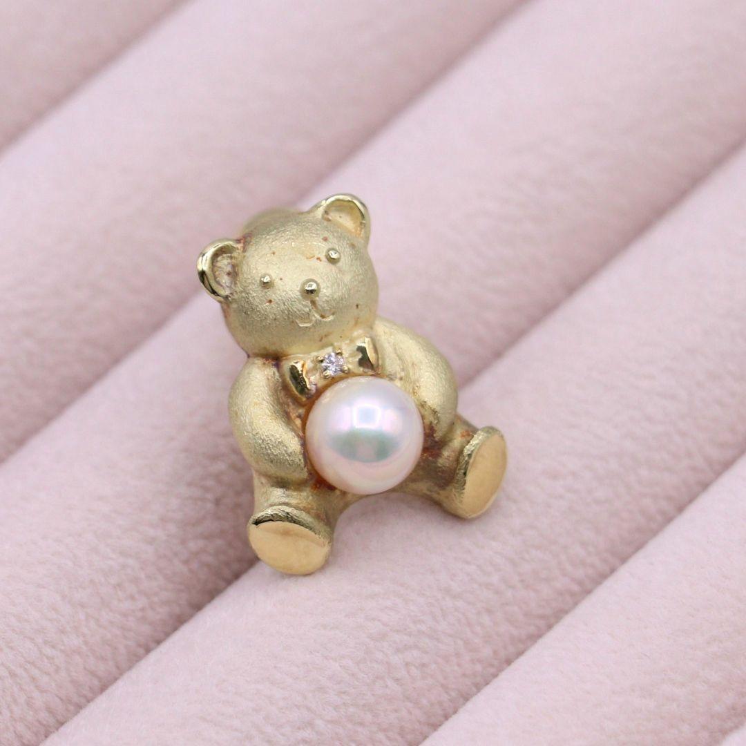ショパールテディイベアピンブローチ