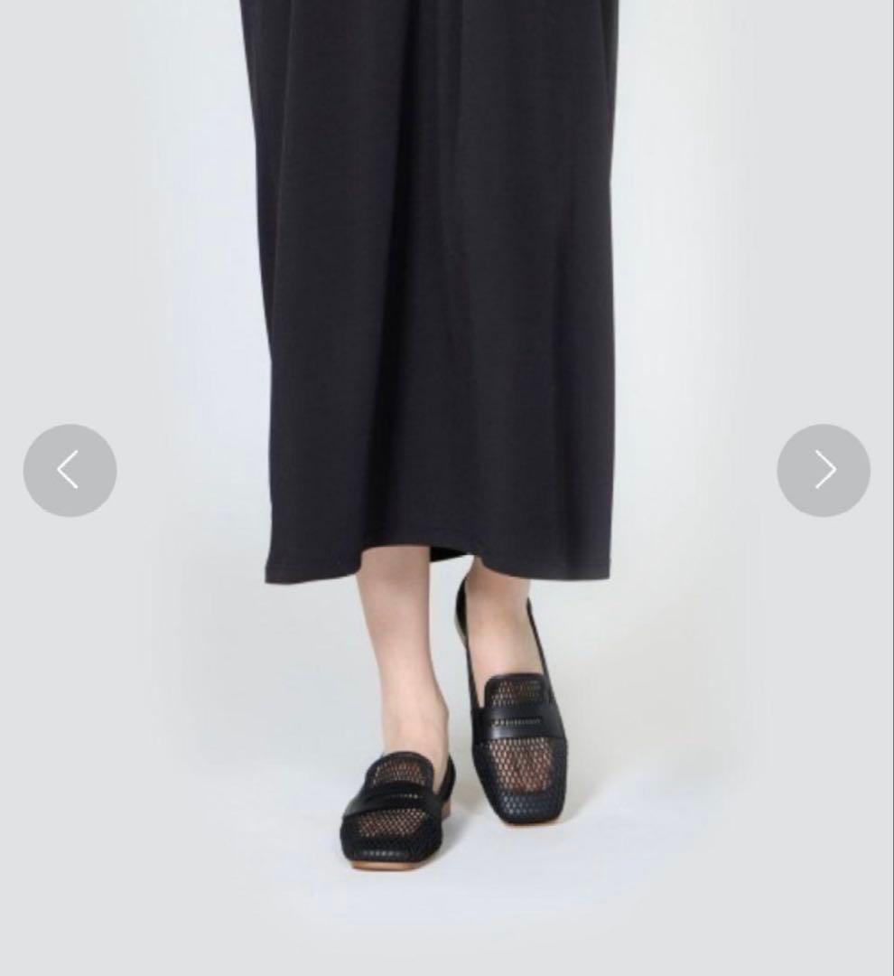 PELLICO メッシュローファー 黒 37 - メルカリ