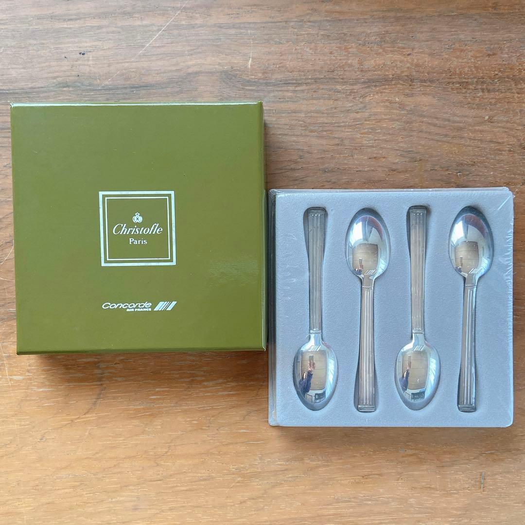 コンコルド Christofle クリストフル AIR FRANCE Air France Concorde Plane by Christofle Silver-Plated Filigree Cat