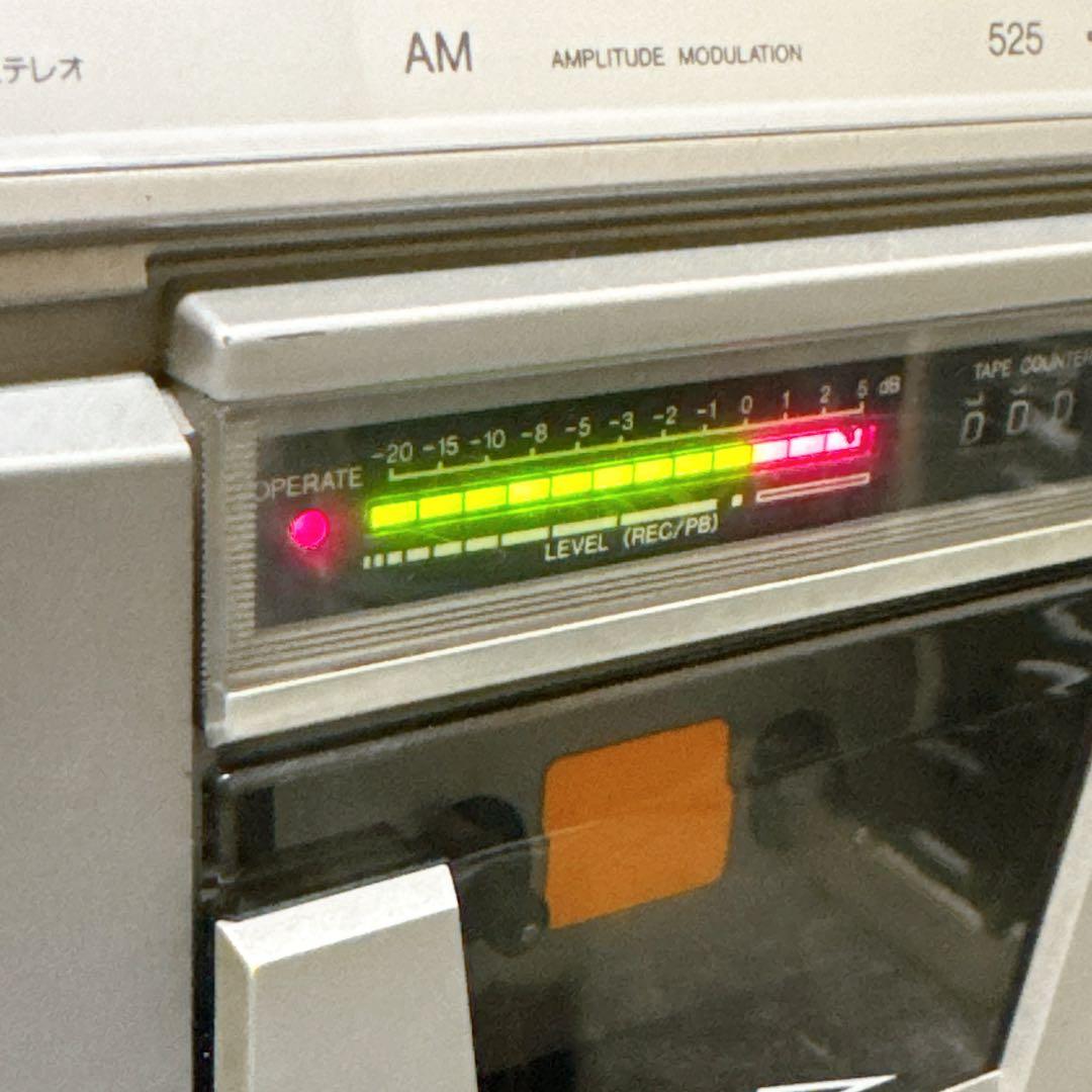 AIWA CS-50 日本製 ラジカセ シルバー FM/AM受信OK 昭和レトロ - メルカリ