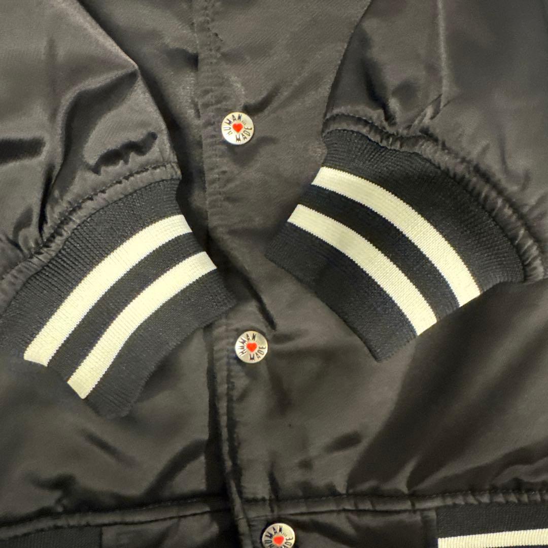 ジャケット・アウター HUMAN MADE Nylon Stadium Jacket \"Black\"