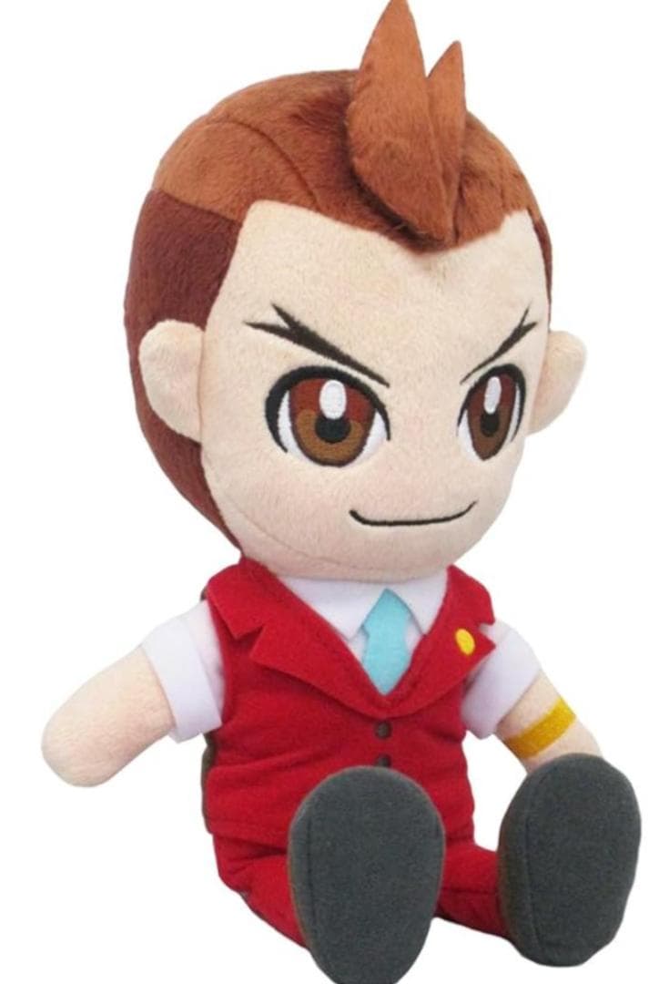 三英貿易 逆転裁判 ぬいぐるみ 王泥喜法介 S　カプコン 新商品】逆転裁判シリーズ「成歩堂龍一」「御剣怜侍」「綾里真宵」「王