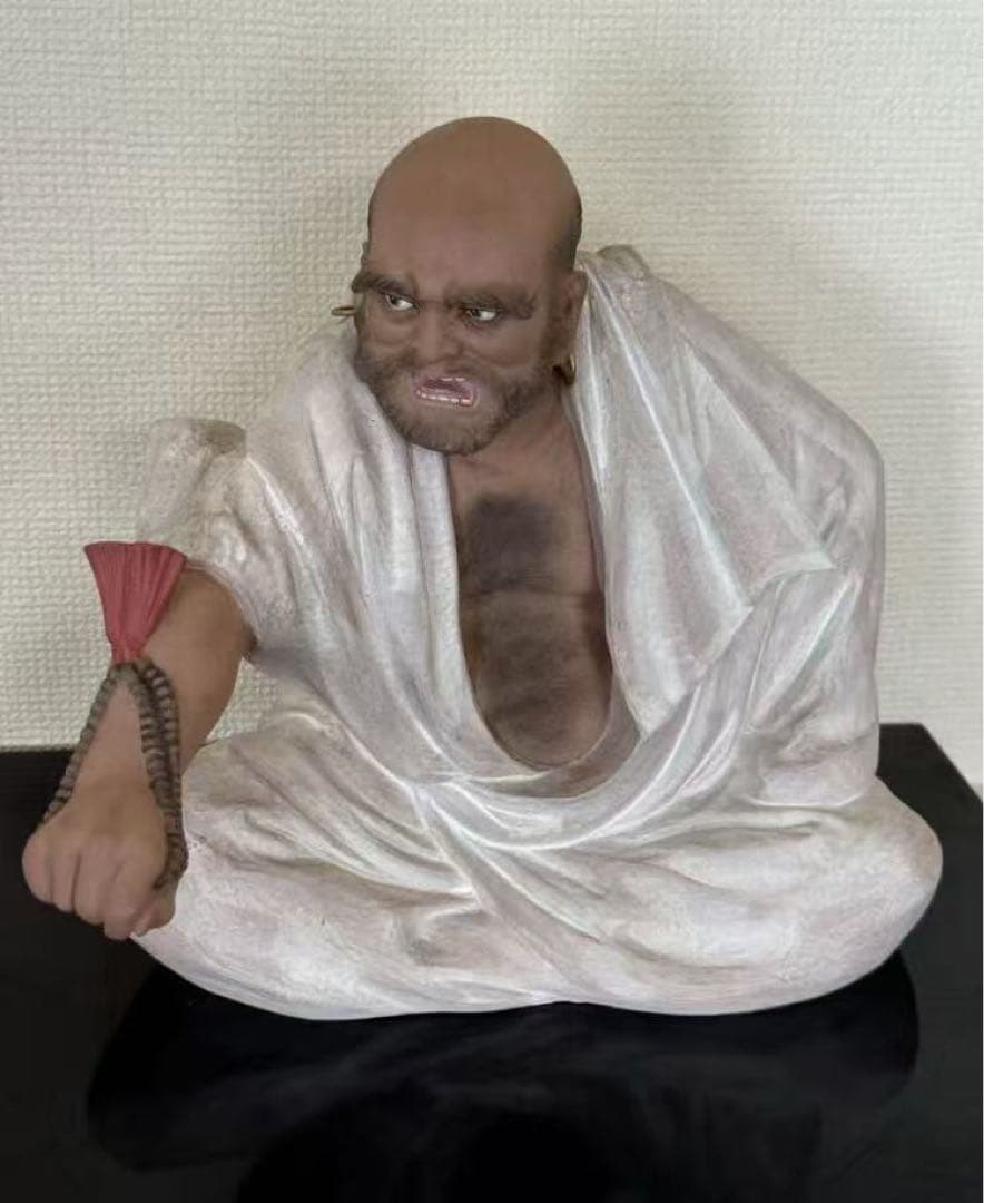 時代物 無形文化財 博多人形　師中村衍涯作　達磨『喝』　置物 時代物 無形文化財 博多人形 師中村衍涯作 達磨『喝』 置物