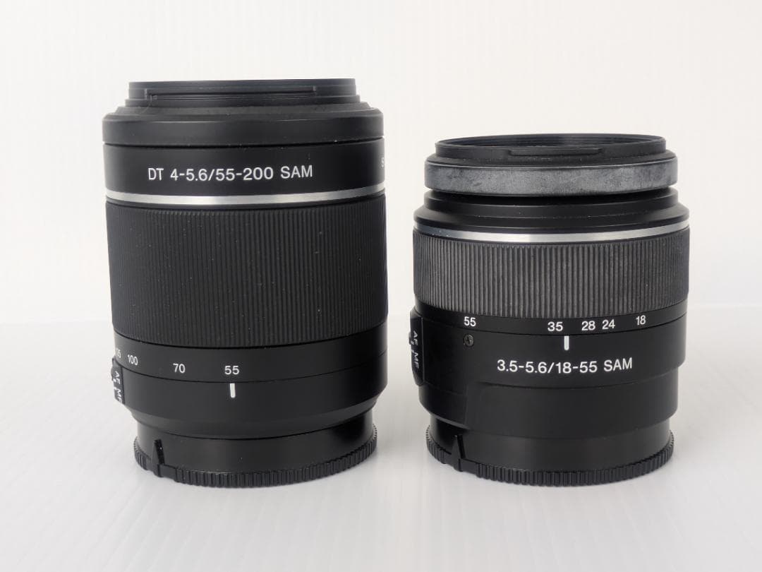 美品シャッター数1,180回】SONY α58 ダブルズームセット☆付属品完備