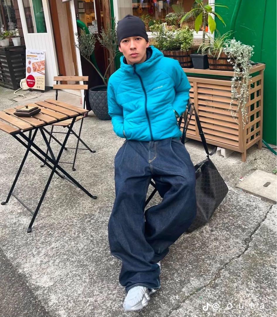 き*こ様 mont-bell ダウンジャケット 水色　短丈　おーた着用　肉厚　テ き*こ様 mont-bell ダウンジャケット 水色 短丈 おーた着用 肉厚 テ