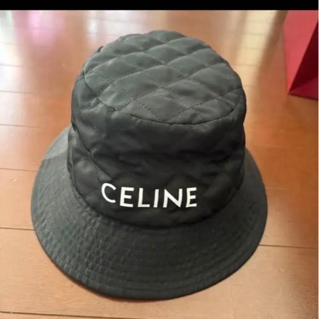 CELINE キルティング バケットハット ブラック - メルカリ