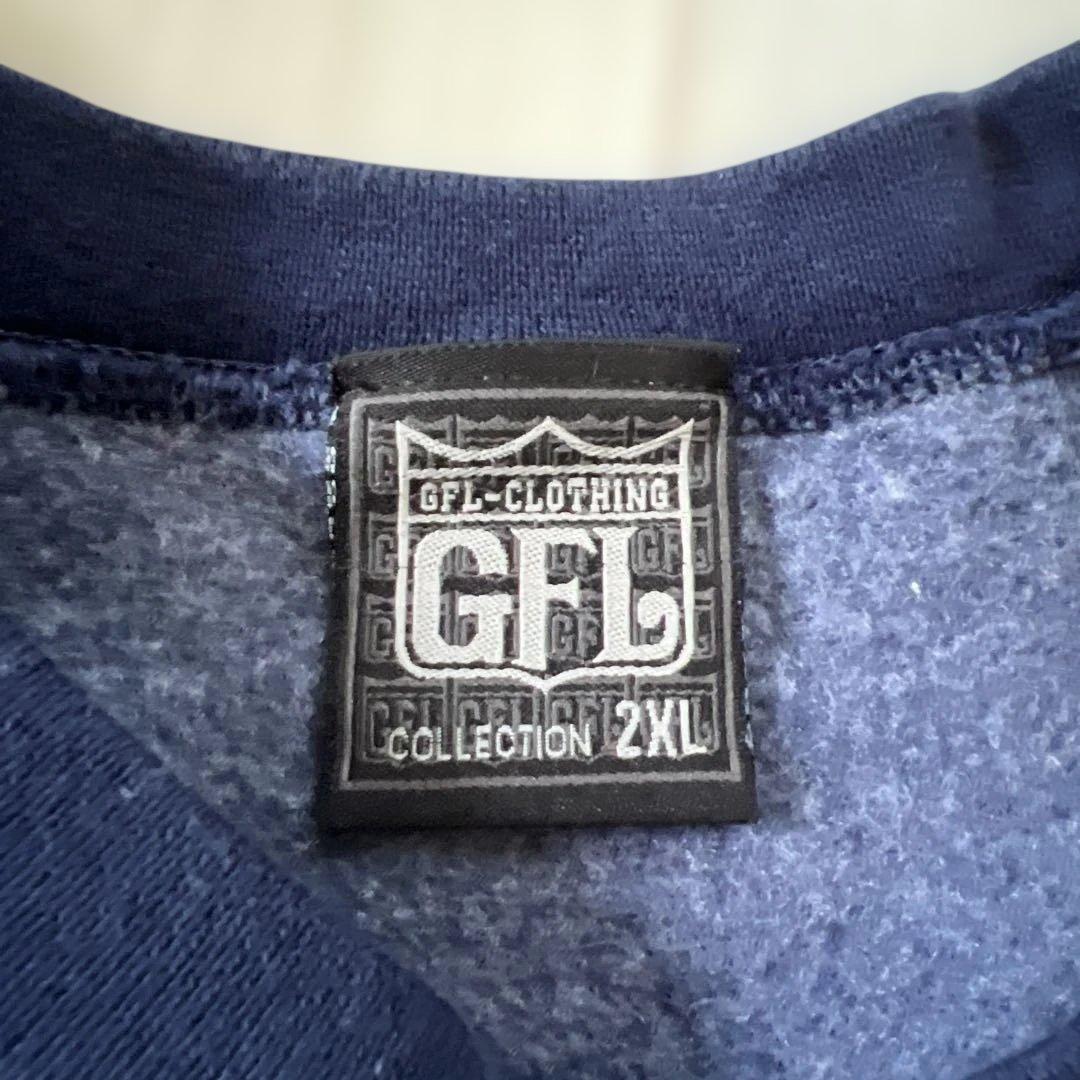 希少】GFL スウェット ネイビー 2XL 90s ストリート ヒップホップ