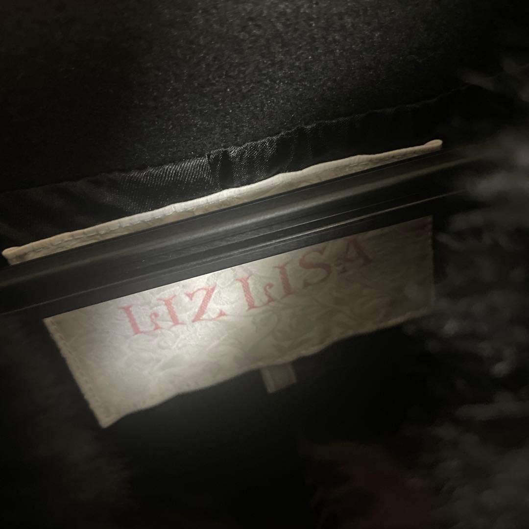 LIZLISA リズリサ ビジューリボンショートフードコート - メルカリ