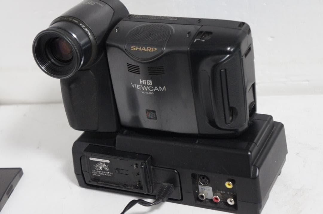 動作品☆シャープ VL HL100 Hi8 ビデオカメラ 8mm 0123 - メルカリ
