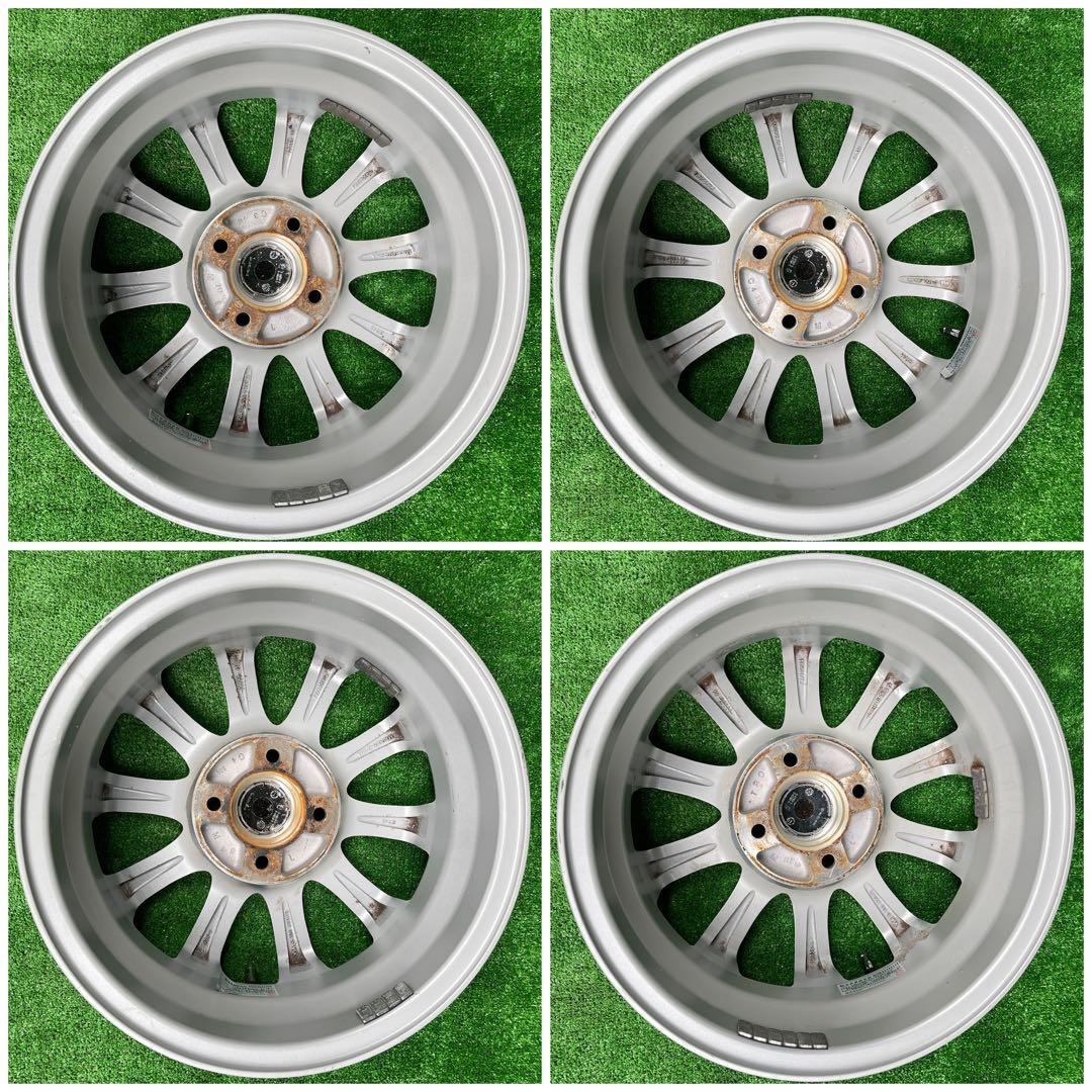 AZ SPORTS 14x4.5J +43 4H 100 4本 アルミホイール - メルカリ