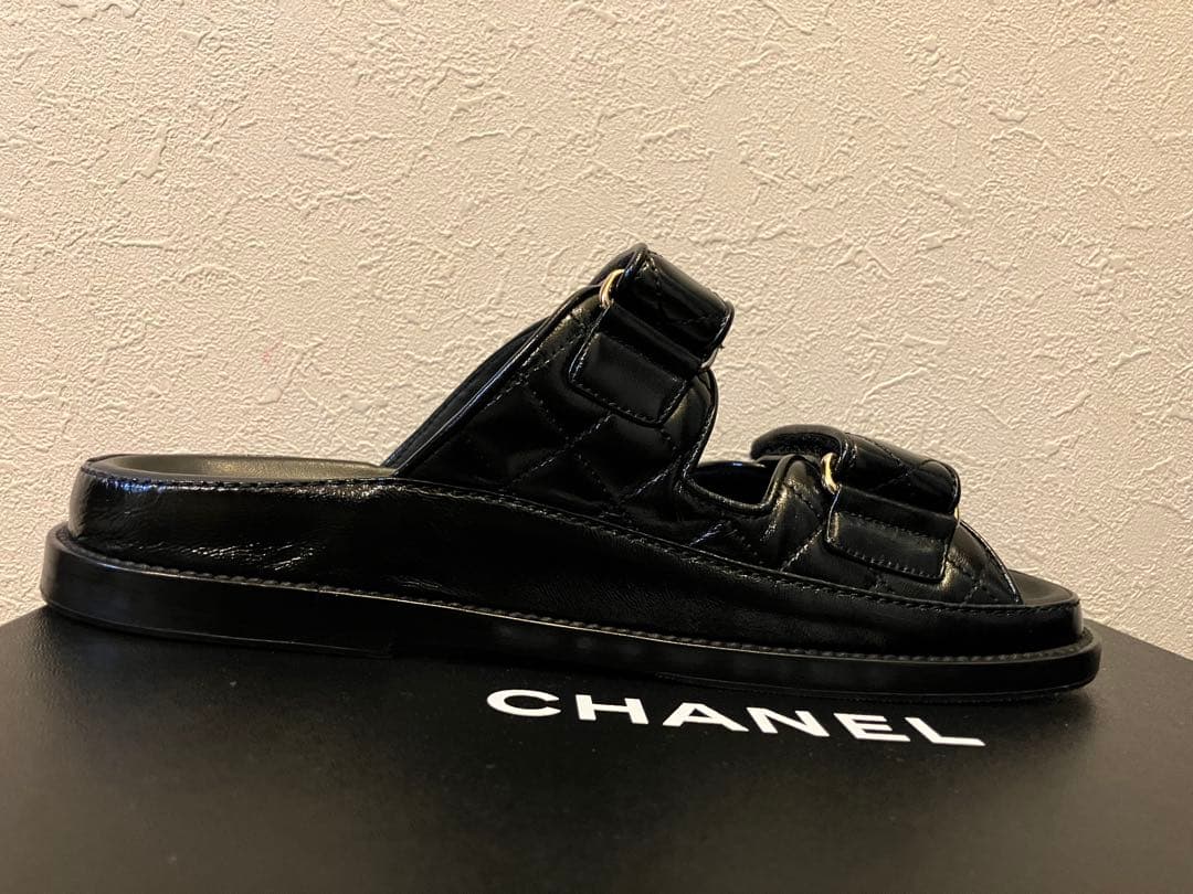 美品 CHANEL フットベット サンダル - メルカリ