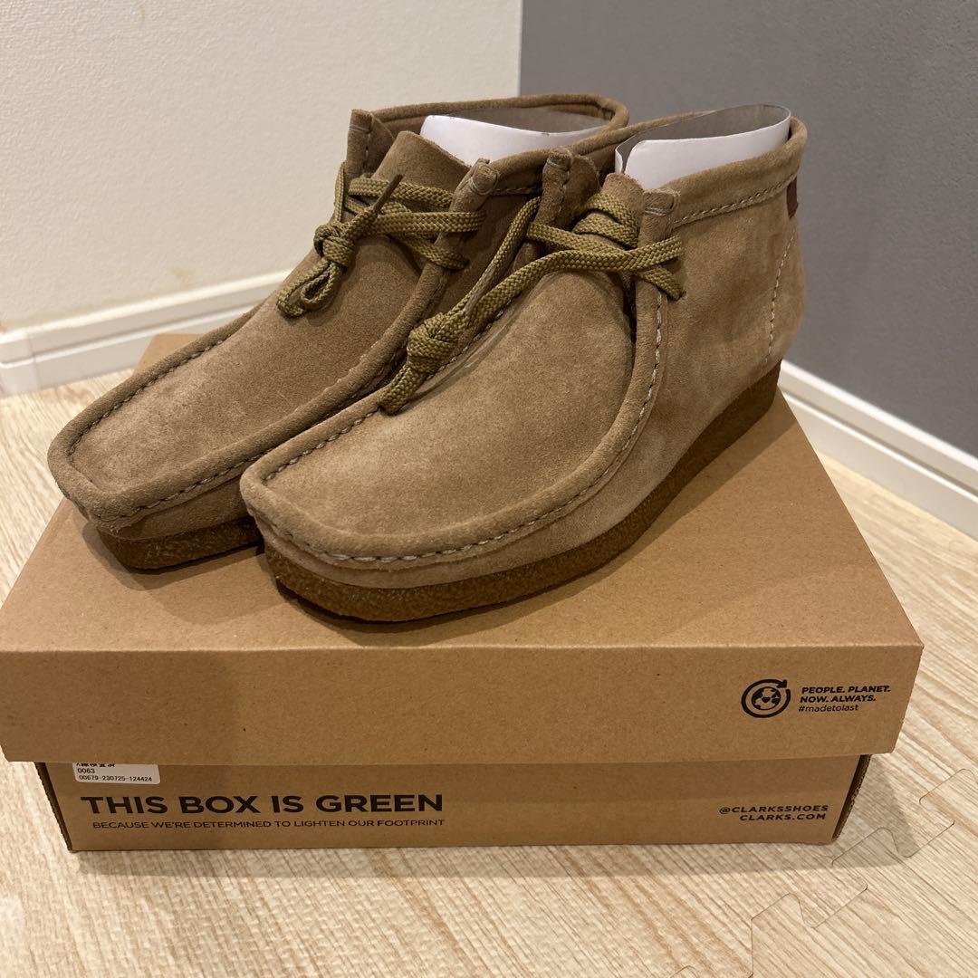 Clarks Shacre Boot UK7.5 新品 Amazon.com | Clarks Men's Shacre Boot Ankle, Navy Suede, 8 | Chukka