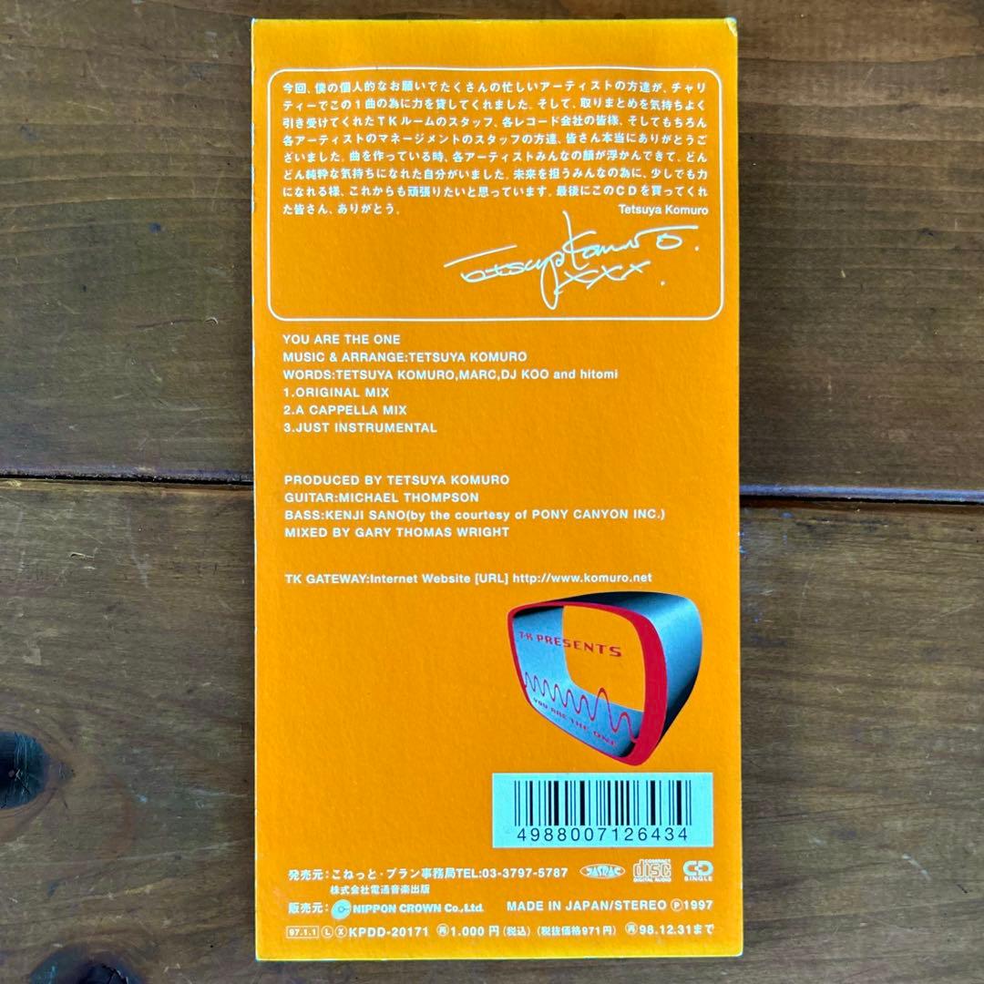 TK PRESENTS【YOU ARE THE ONE】 8センチ CD - メルカリ