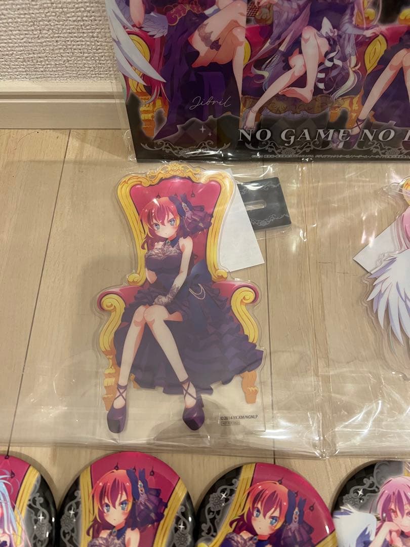 ノーゲーム・ノーライフ ラッキー缶バッジ まとめ売り 33点セット