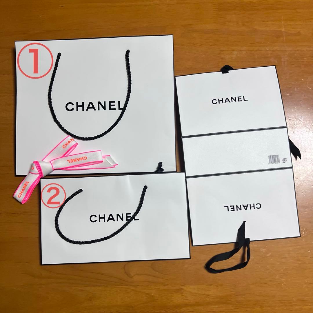 CHANEL ショップ袋・ギフトBOX・リボン 4点セット - メルカリ