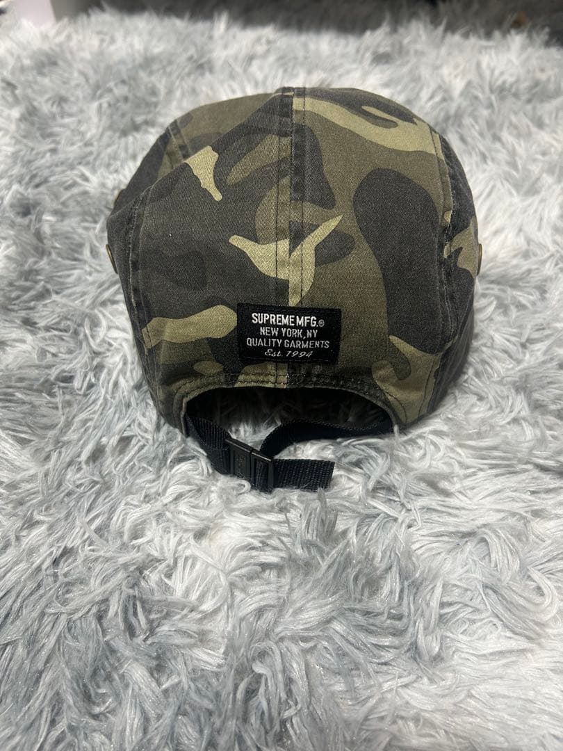 Supreme Camp Cap シュプリーム 迷彩 ボックスロゴ キャップ - メルカリ