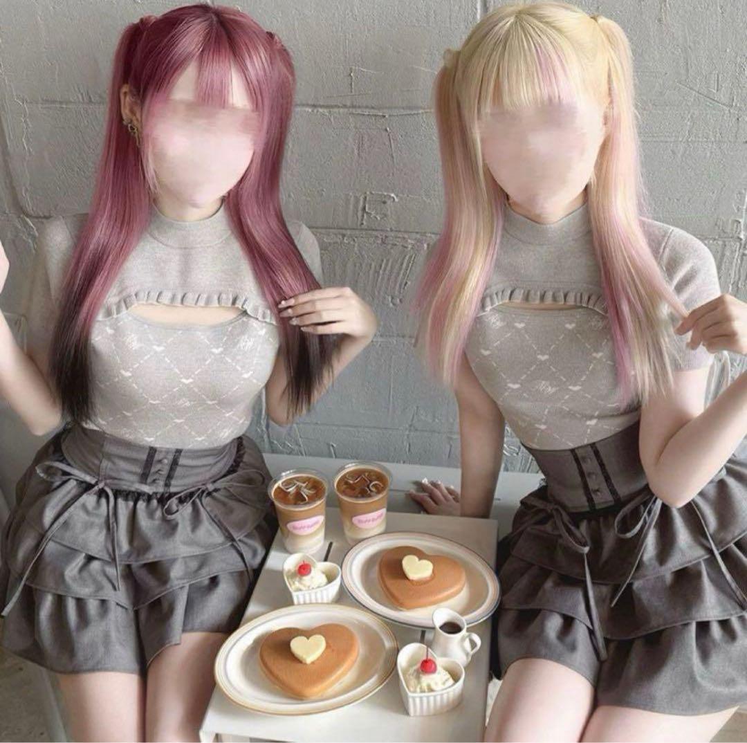 HONEYMEW ハニーミュウMWモノグラムトップス ミシェルマカロン はにみ