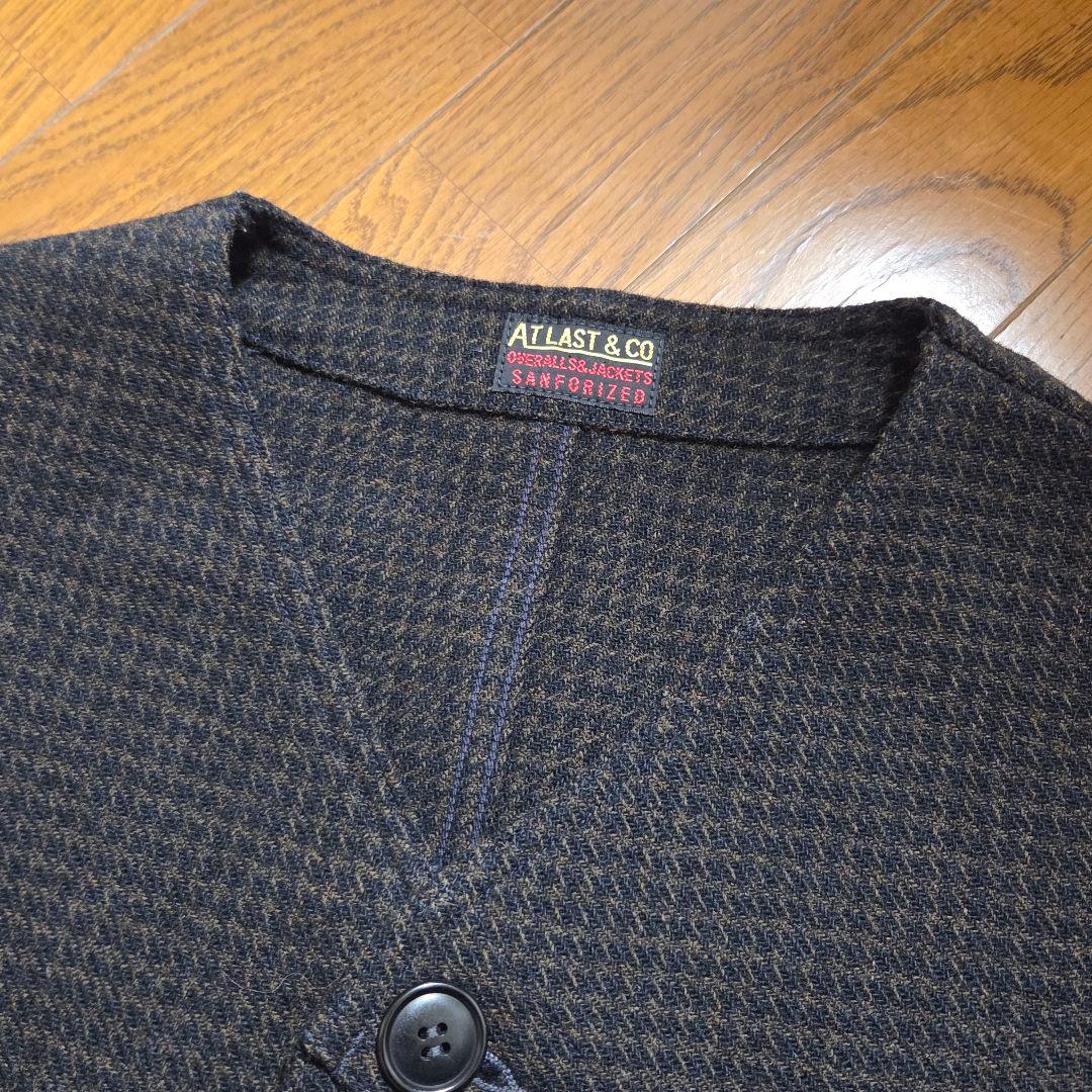 Atlast&Co 千鳥柄 ウール ベスト - メルカリ