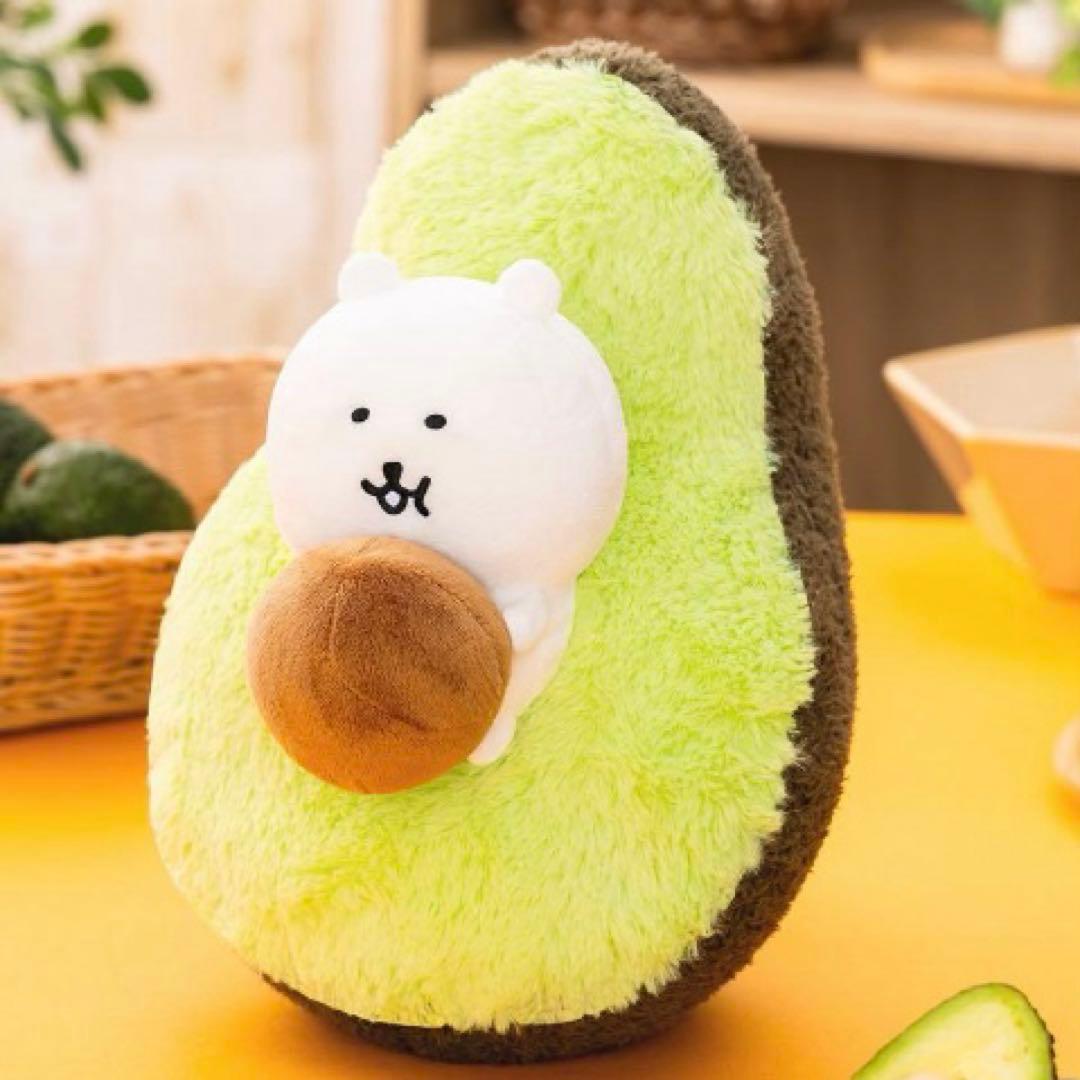 ナガノのくま ぬいぐるみ マスコット 桃 アボカド たこつき ステッカー