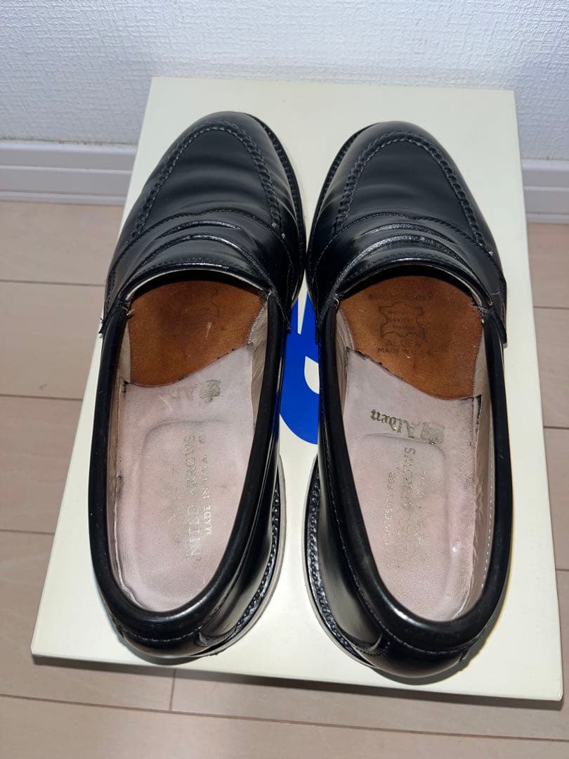 《希少トムラスト》 Alden オールデン　コードバンペニーローファー　7.5D