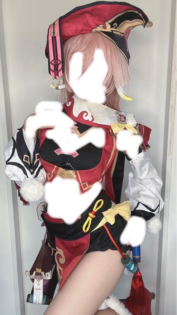 煙緋 コスプレ フルセット 原神 ウィッグ付き 靴付き 難あり 江南猫次 原神 コスプレ 煙緋 エンヒ 衣装 ※ウィッグ 靴 武器 追加可