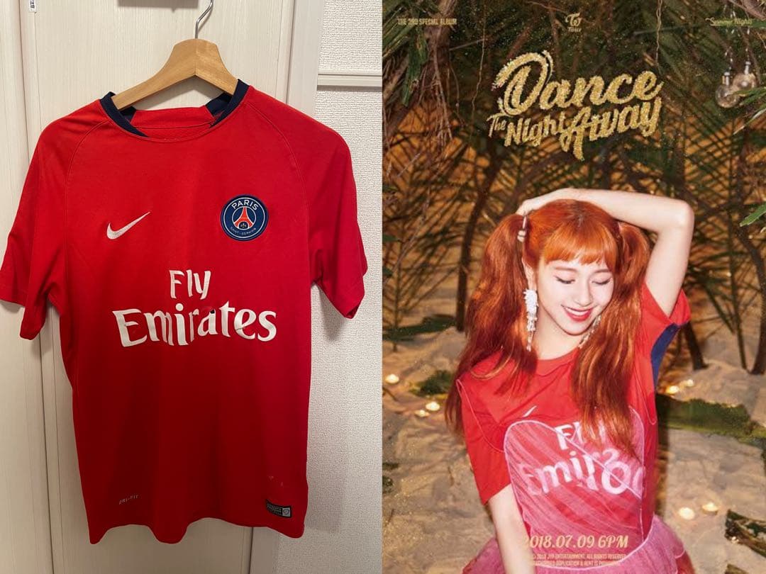 TWICE チェヨン 着用 フライエミレーツ サッカーユニフォーム NIKE