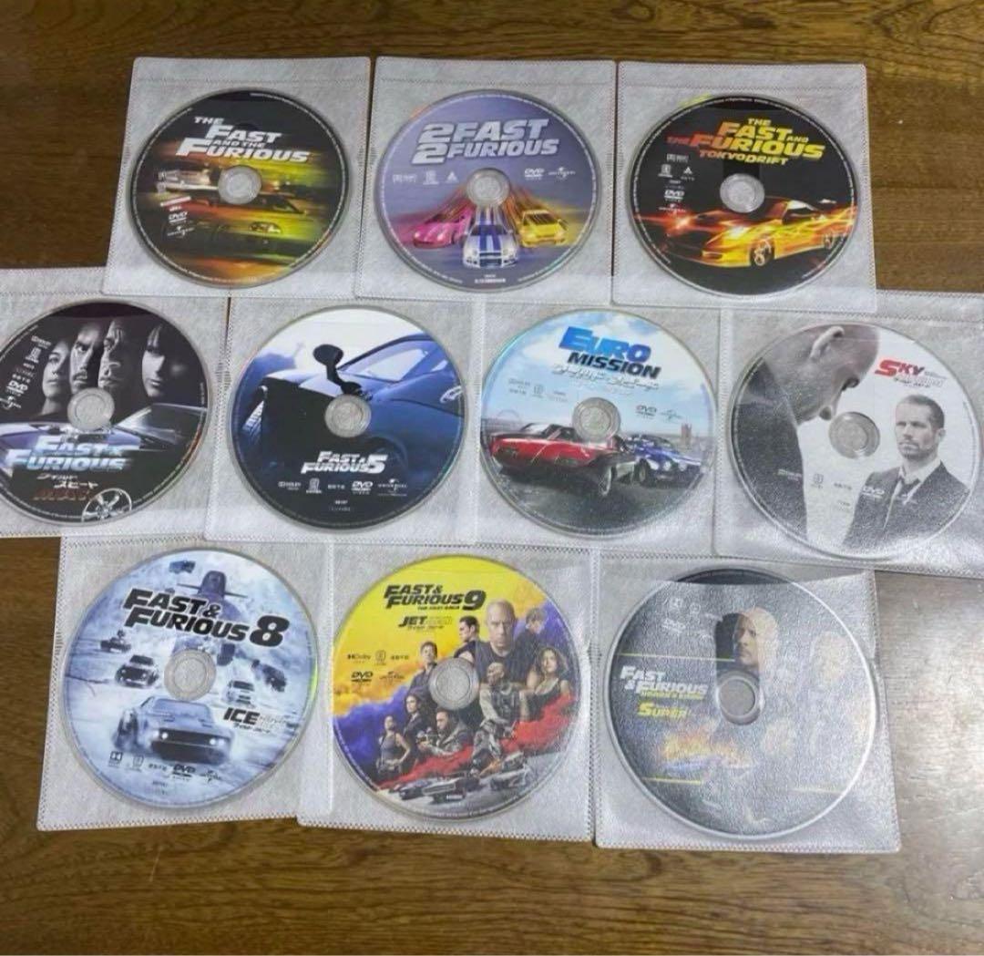 DVD吹替あり ワイルドスピード10作品のセットです