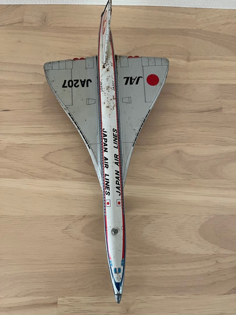 値下☆ブリキ飛行機 JAL JA207 コンコルド 1960-1970年代当時物 - メルカリ