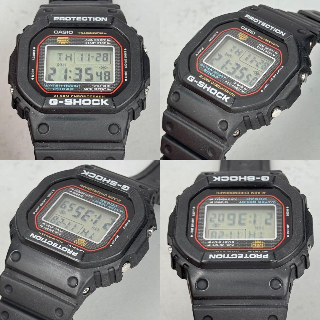 極美品G-SHOCK DW-5000 復刻モデル メタルケース ブラック 赤枠 - メルカリ