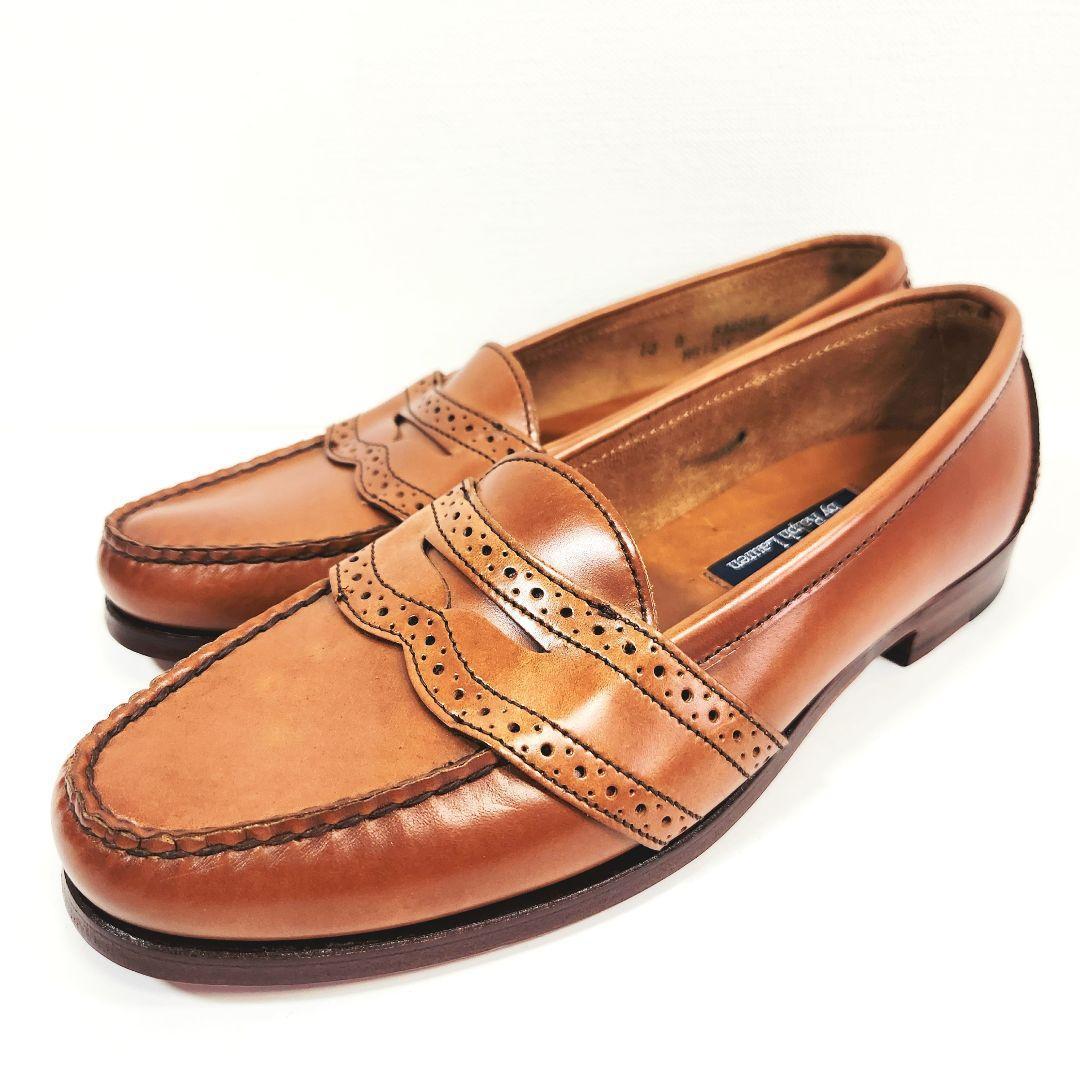 90s Polo by Ralph Lauren ペニーローファー ブラウン カーフスキン ペニー ローファー（ローファー）｜POLO RALPH LAUREN