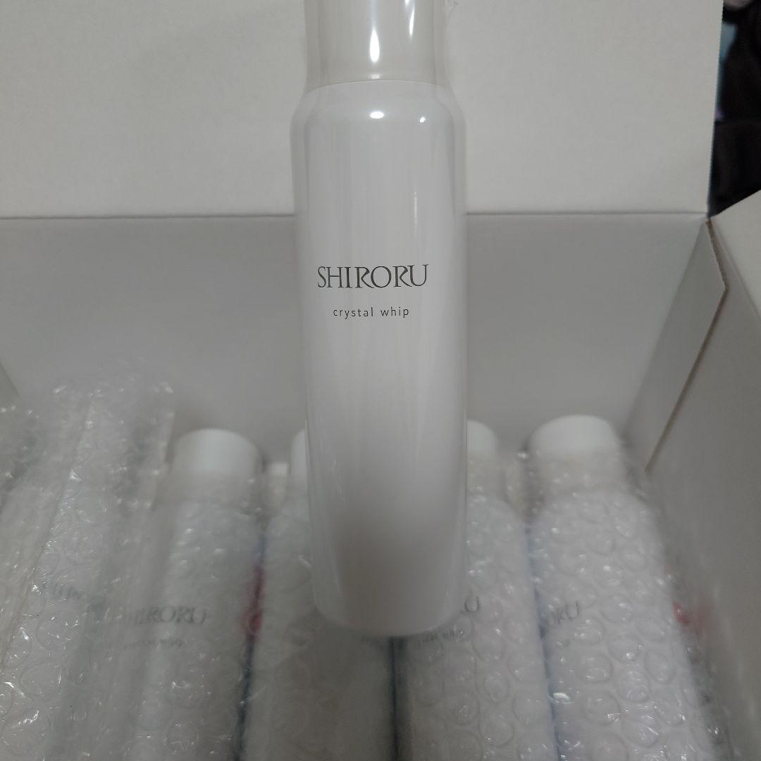 SHIRORU　シロル　クリスタルホイップ　洗顔料　120g✕6本 SHIRORU（シロル） クリスタルホイップ ブラック 120g 洗顔 炭酸洗顔