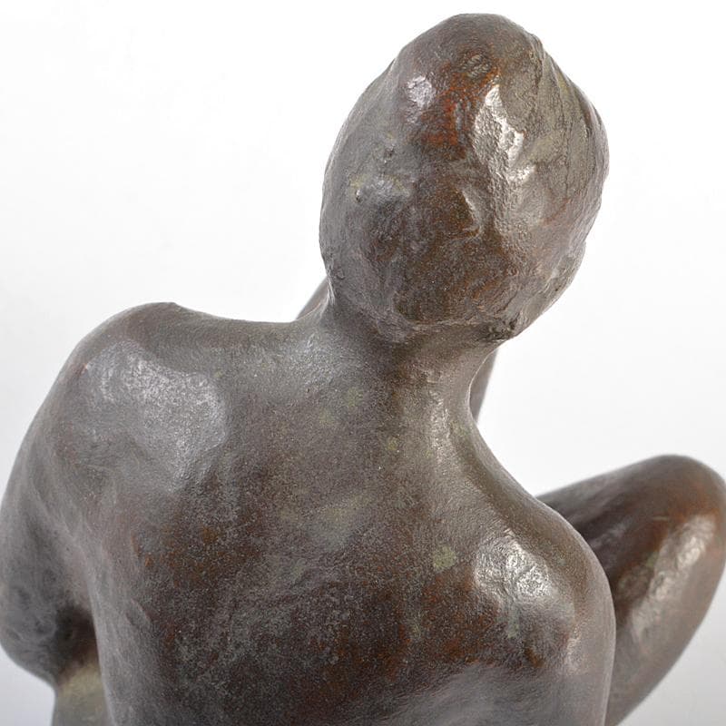 滝川美一作 ブロンズ 坐女 裸婦像 置物 共箱 M R5604 - メルカリ