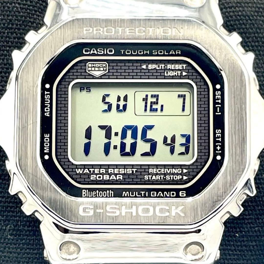 ✨極美品✨CASIO G-SHOCK フルメタル シルバー GMW-B5000D GMW-B5000D-1CJF | CASIO