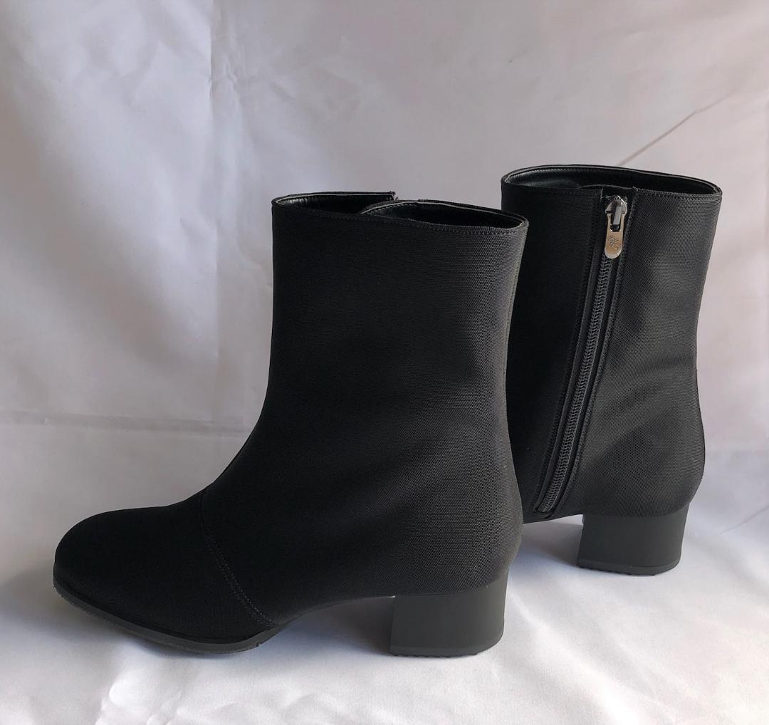 【試着のみ美品】銀座かねまつ ゴアテックスブーツ 23.5cm 黒