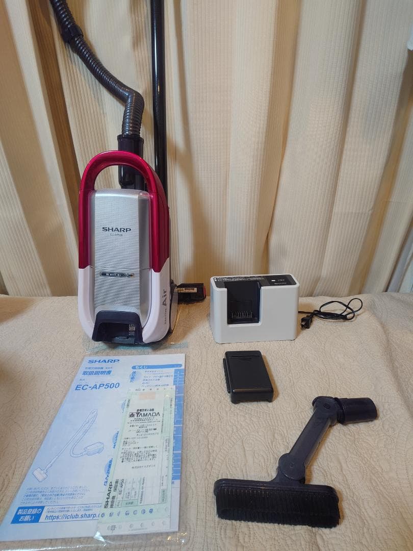 希少SHARPコードレス紙パック式掃除機RACTIVE Air EC-AP500 ヨドバシ.com - シャープ SHARP コードレスキャニスター紙パック式掃除