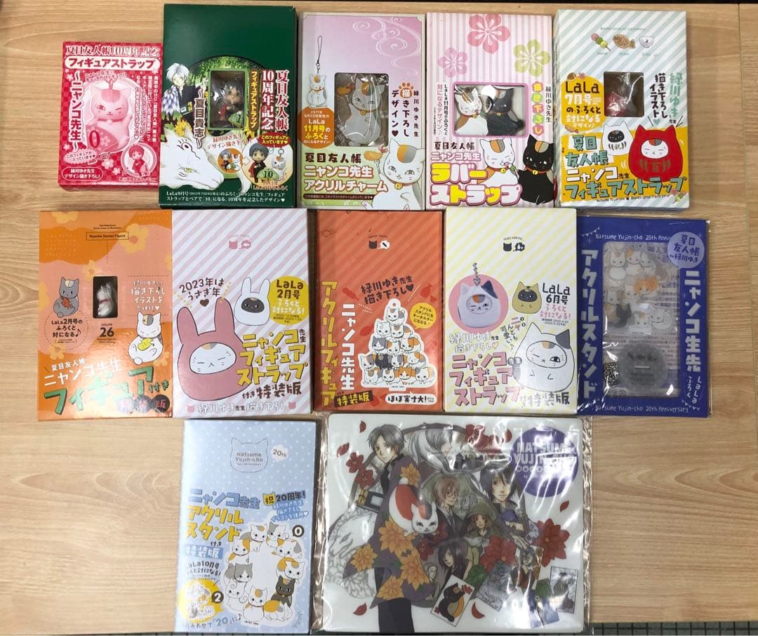 夏目友人帳付録12点セット 夏目友人帳 アニメ公式オンラインストア』1周年記念企画の追加商品を