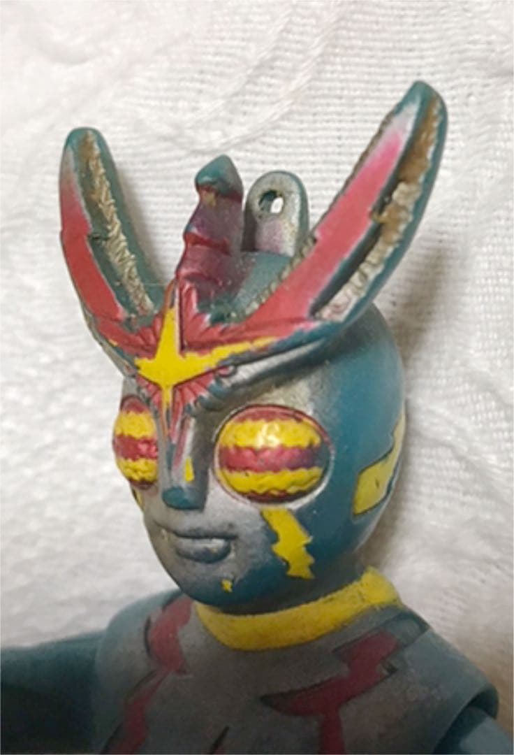 イナズマン ソフビ ペンダント ポピー 昭和レトロ - メルカリ