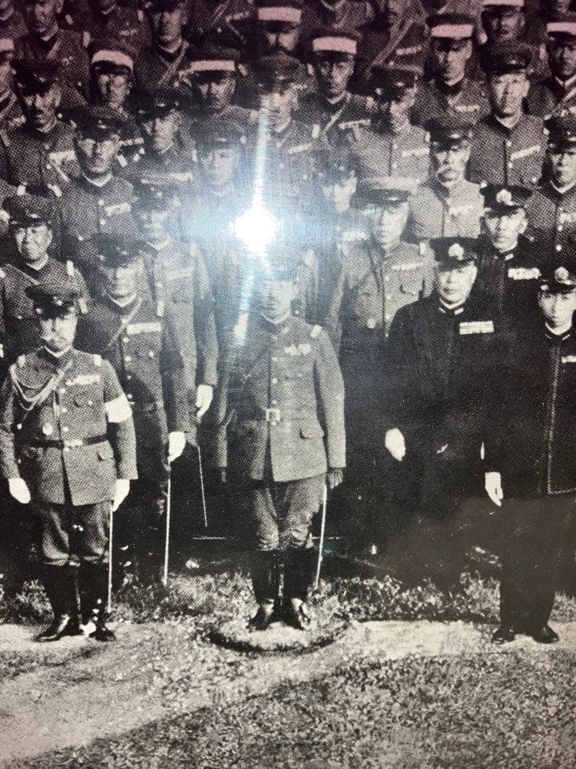 御野立所の観兵式集合写真(昭和天皇/軍人/戦時)額入り - メルカリ