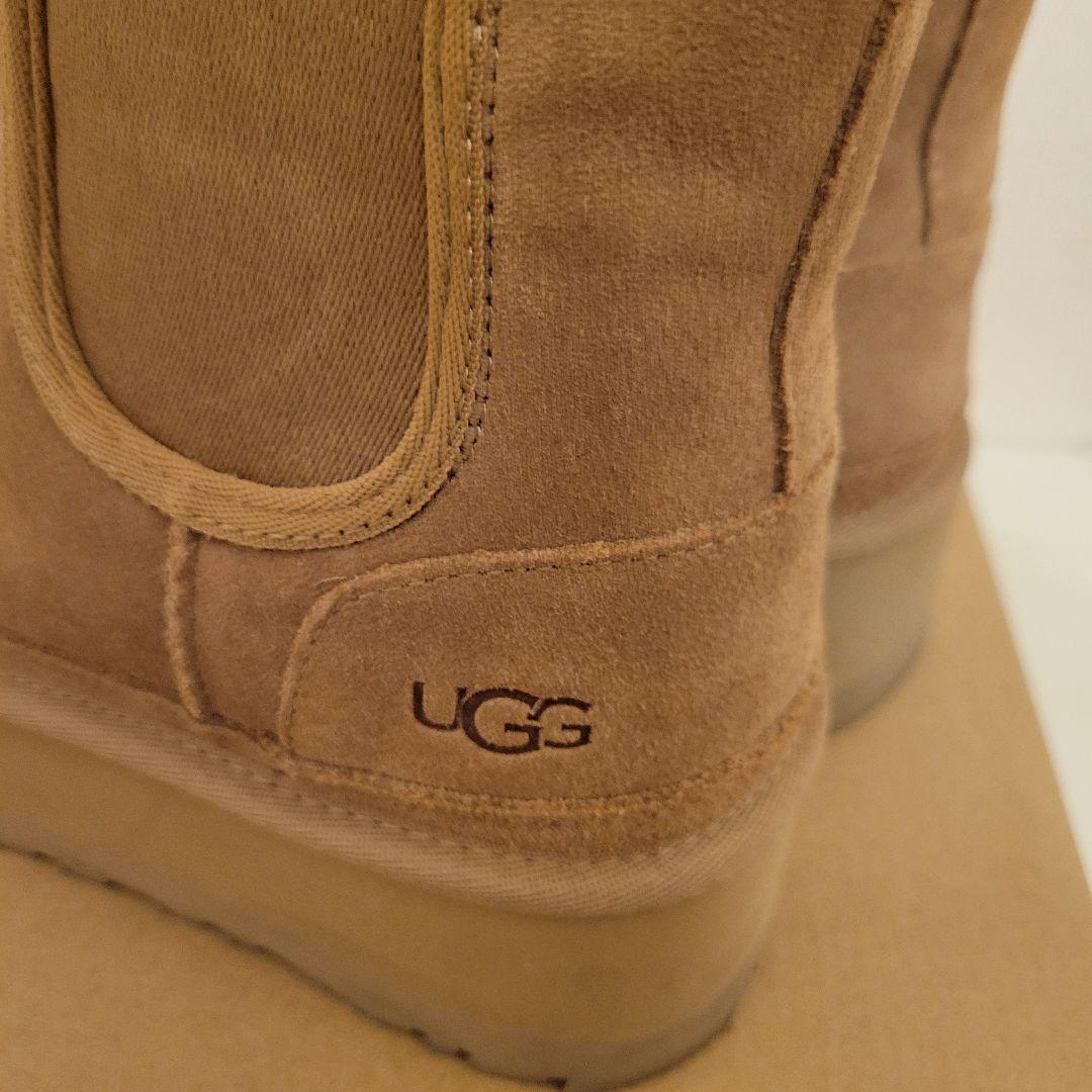 UGG プラットフォームブーツ チェスナット 厚底 6 - メルカリ