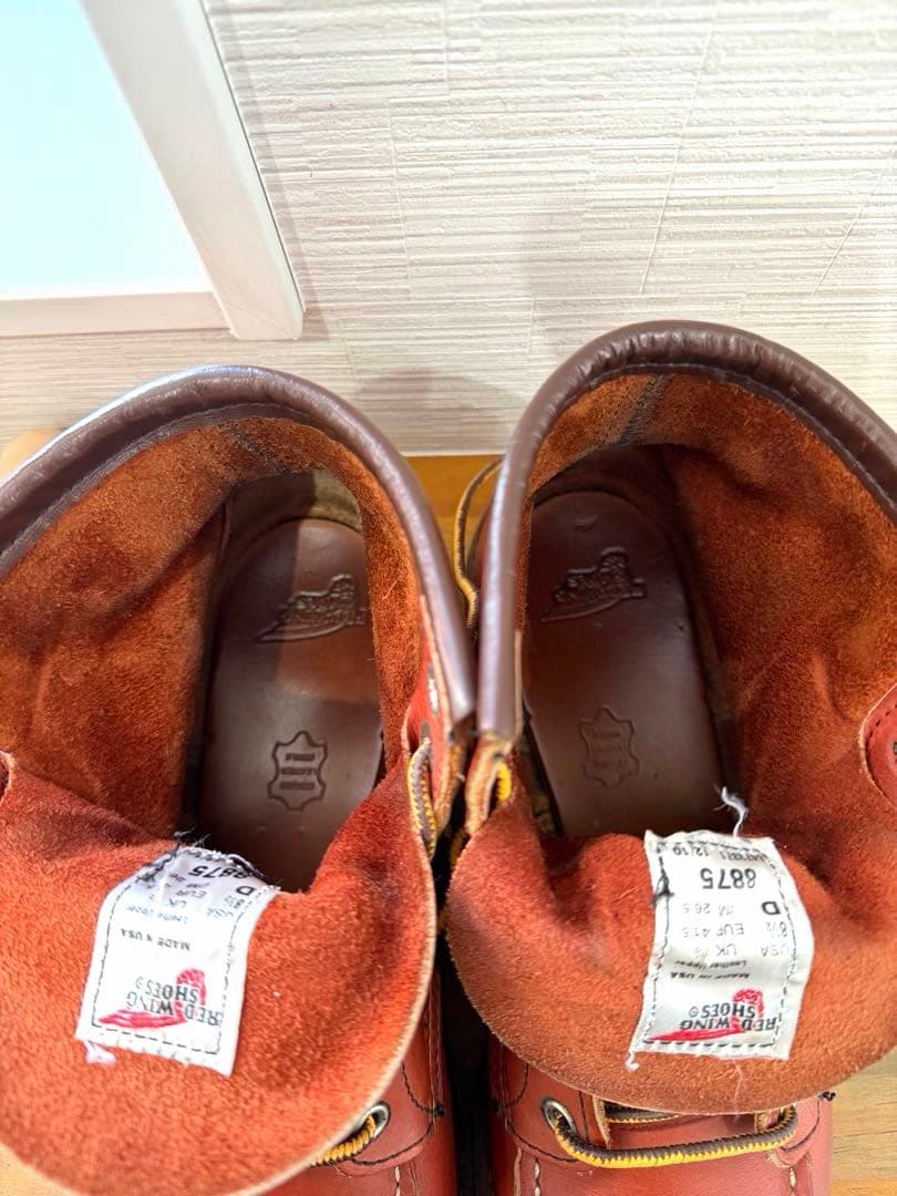 レッド ウィング 8875アイリッシュセッター US8.5 26.5cm