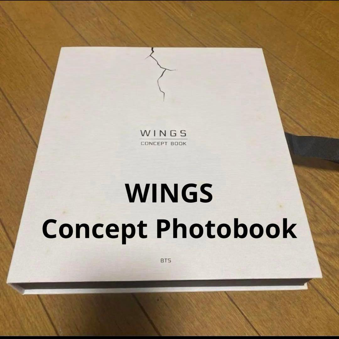 BTS WINGS Concept Photobook ジョングク トレカ BTS JUNGKOOK [THE WINGS Concept Book] Official Lenticular