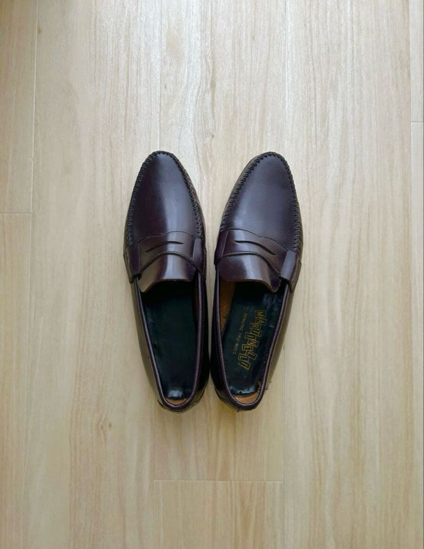 デッドストック 50s USA ヴィンテージ ローファー ダークブラウン 本革 クロケット＆ジョーンズ ハーバード2|HARVARD2 DARKBROWN ローファー